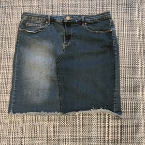 Vintage American Blues jean skirt 14